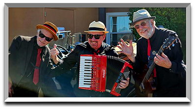 Ron playing Piano and Accordian